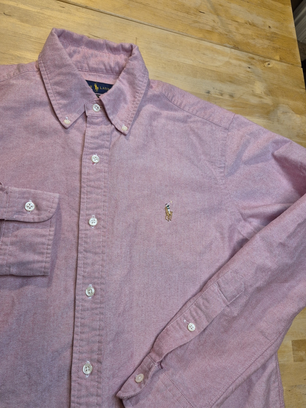 Polo by Ralph Lauren Classic Button-Down Shirt - Pink